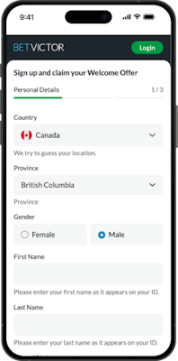 Betvictor bonus code canada