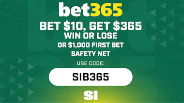 bet365 bonus code SIB365: Bet $10, get $365 win or lose or $1,000 First Bet Safety Net