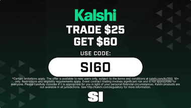 Kalshi promo code SI60: Trade $25, get $60&nbsp;