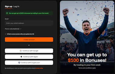 The OG.com signup page and bonus offer.