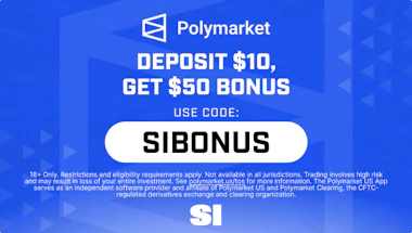 Polymarket promo code SIBONUS: Deposit $10, get $50 bonus