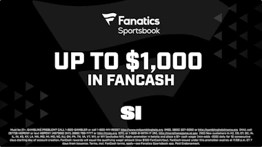 The Fanatics promo code offer (Up to $1,000 in FanCash).