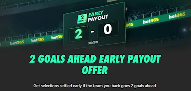 bet365 Early Payout promo offer for the World Cup.