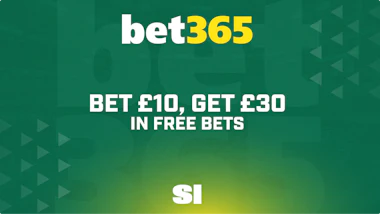 Use bet365 bonus code SI365 to receive £30 in free bets when you stake £10.
