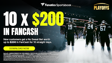 Fanatics Sportsbook promo for new users: Up to $2,000 in FanCash.