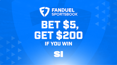 FanDuel promo code offer for new users. Bet $5 and get $200 in bonus bets if you win.