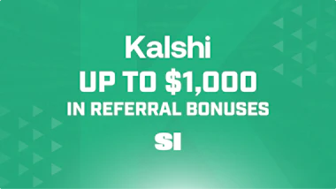Kalshi promo image: Earn up to $1,000 in referral bonuses with Kalshi