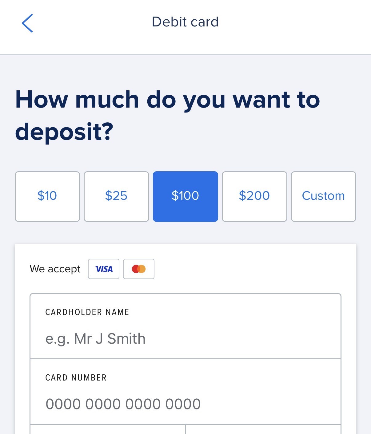 Image of the FanDuel Predicts debit card screen.
