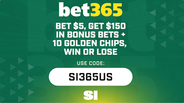 bet365 promo: Bet $5, get $150 in bonus bets + 10 golden chips, win or lose