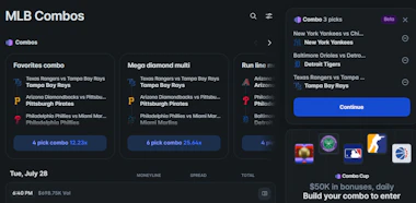 Image of Combo slip on Polymarket.